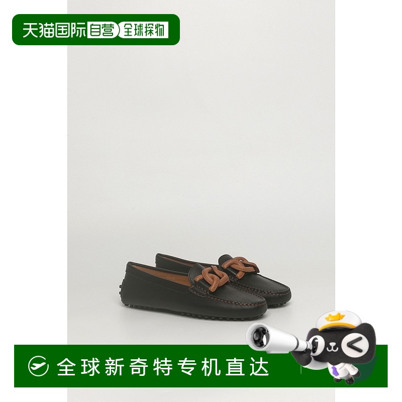 1h可退 香港直邮潮奢 TOD'S 托德斯 女士 圆头乐福鞋 XXW00G0IC00