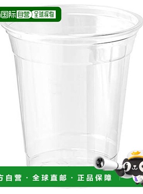 【日本直邮】Heads 透明杯-1(100个)直径78(50)×H80mm约240ml M-