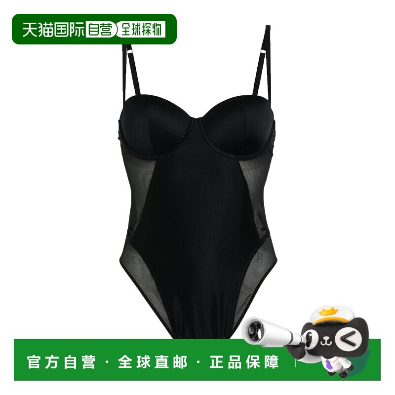 香港直邮Wolford 女士 内衣连体衣 BLACK 黑色时 【付后1h可退】