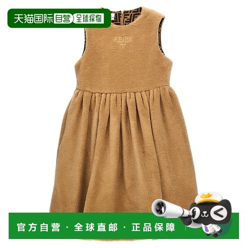 1h可退 香港直邮FENDI KIDS 女童连衣裙 JFB719ARSKF1P2P AW2024
