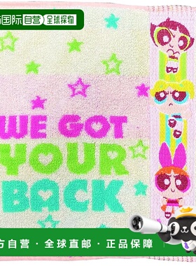 【日本直邮】丸真 飞天小女警 女力人物手帕 纯棉 抗菌防臭 41050