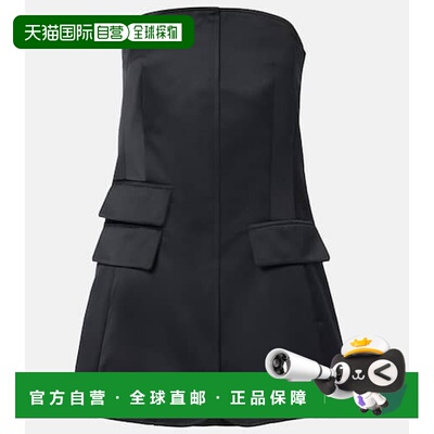 1h可退 香港直邮The Frankie Shop 女士 Luma 缎面上衣 black黑色