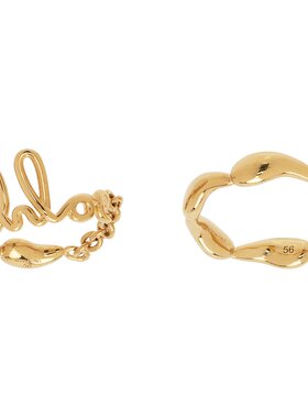 潮奢 Chloe 蔻依 女士 金色 The Iconic 戒指套组 CHC24AFR67CB7