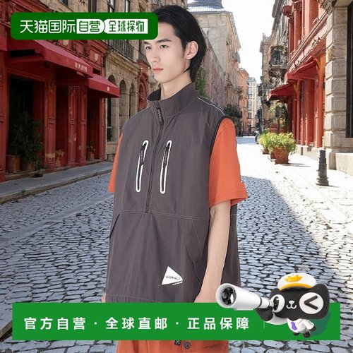 1h可退 日本直邮Gramicci 男女同款刷毛尼龙马甲 GUJ5S3001新款