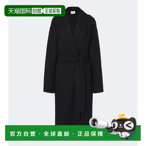 香港直邮The Row 女士 Ciara 羊毛羊绒混纺裹式大衣 R000442W1439