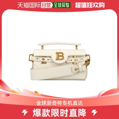 香港直邮潮奢 Balmain 巴尔曼 女士B-Buzz 19 monogram crossobod