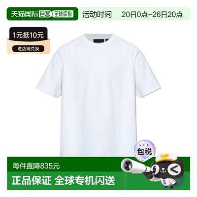 香港直邮CANADA GOOSE 男士T恤 1328MT0OPTICWHITE CO 白色