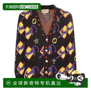 針織毛衣 1小時(shí)內(nèi)可退 男士 750878XKDFH1152 香港直郵GUCCI AW202