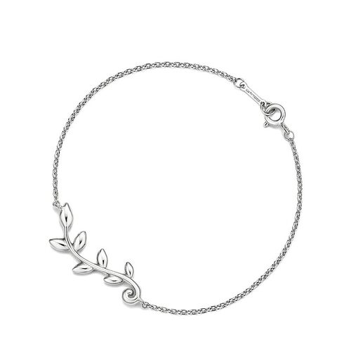 Tiffany & Co./蒂芙尼 925银Olive Leaf橄榄叶手链