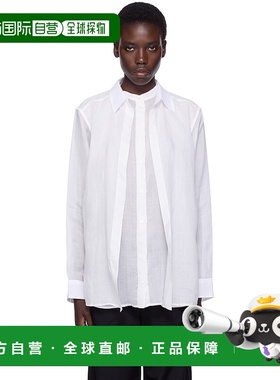 1h可退 香港直邮潮奢 TOTÊME 女士 白色 Double Collar 衬衫 253W