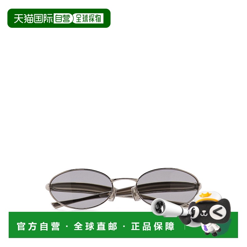 1h可退 香港直邮潮奢 Bottega Veneta 葆蝶家 女士 金属太阳眼镜