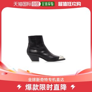 女士金属鞋 头皮质西部风格 Givenchy 香港直邮潮奢 短靴