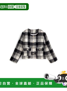 日本直邮日潮 GRL格子图案 Shaggy 夹克gn358a毛绒