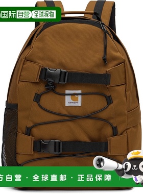1h可退 香港直邮潮奢 CARHARTT WIP 女士 棕色 Kickflip 双肩包 I