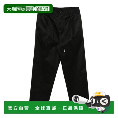 1h可退 香港直邮SACAI 男士休闲裤 SCM214001 AW2024 黑色