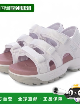 日本直邮FILA 女款 DISRUPTOR SD PUFFY 白色/淡紫色/冰川灰 [USS