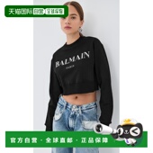 1h可退 复古印花水手领卫衣 女士 香港直邮Balmain 巴尔曼