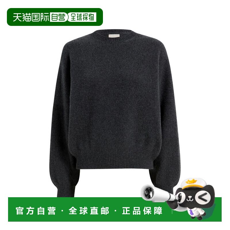 1h可退 香港直邮KHAITE 女士 深灰毛线衫 9560650 grey灰色 舒适