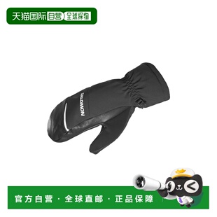 自营欧洲直邮Salomon Propeller黑色聚酰胺保暖防水手套男女通用