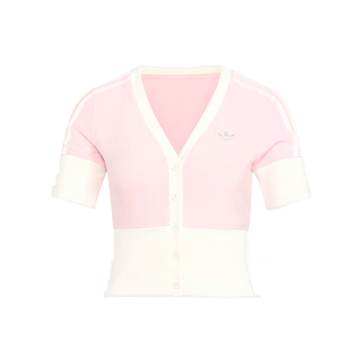 香港直邮ADIDAS 女士运动服 KW4541 SS2026 花色 V领纽扣衬衫