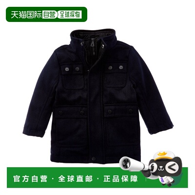 自营Urban Republic Wool-Blend Military Jacket - navy 美国奥