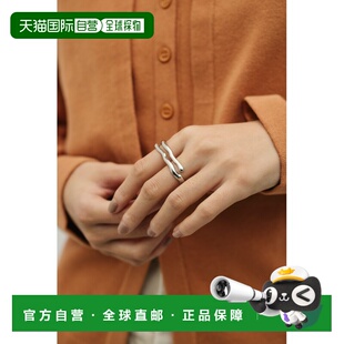 1h可退 日本直邮STYLEMIXER 女士 双指环设计个性简约戒指 500JSM