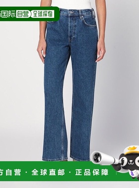 香港直邮潮奢 ANINE BING 女士 ROY 31 靛蓝色牛仔裤 A0611432DE