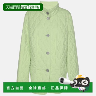 自营Basler Green Quilted Polyester Button Jacket - green 美