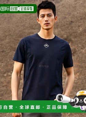 韩国直邮J.Lindeberg金林德伯格短袖上衣海军蓝花AWJT08022-6855