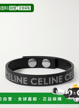 1h可退 香港直邮Celine 思琳 男士 铆钉手链 460SB3SMO black黑色