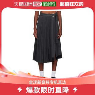 女士灰色 半身裙 Pleated PHILLIP LIM 3.1 Wrap 香港直邮潮奢