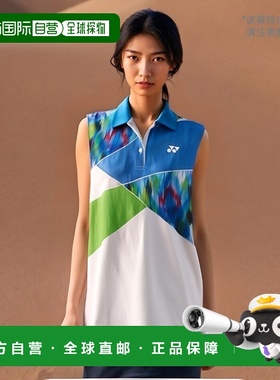 日本直邮Yonex 女式比赛衬衫 20740-011 女式短袖潮牌设计感小众