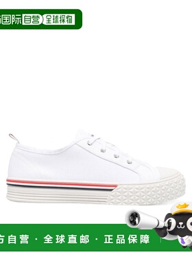 1h可退 香港直邮Thom Browne 条纹饰边系带运动鞋 MFD253AF0102
