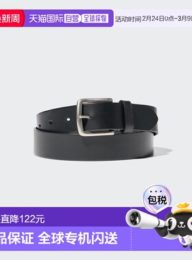 日潮跑腿UNIQLO优衣库 意大利油鞣皮革腰带 481622