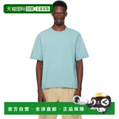 香港直邮MAISON T恤 KITSUNE 蓝色 1h可退 Tag 男士 Sunrise MM00