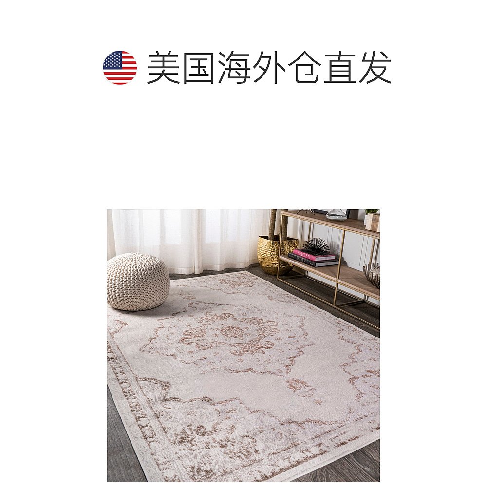 jonathan yAlhambra Ornate Medallion Modern Area 地毯 - 奶油/