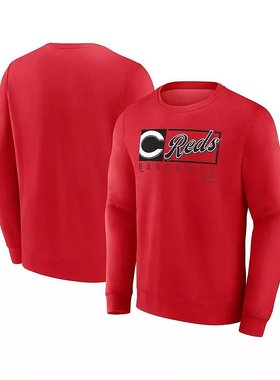 美国直邮Fanatics 男士红色辛辛那提红人队 Focus 套头卫衣