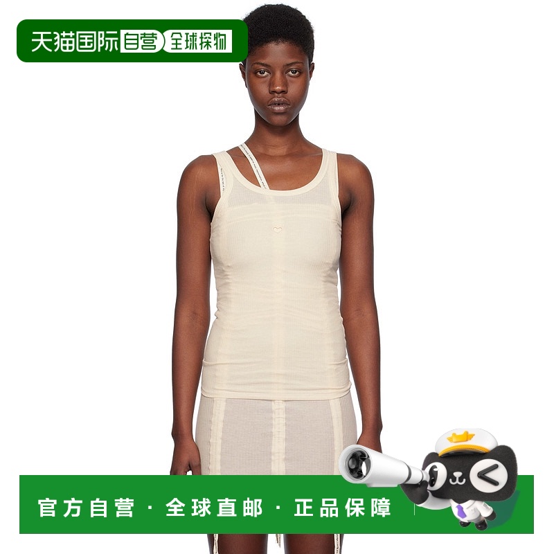 1h可退 香港直邮潮奢 Baserange 女士 灰白色 Heart 背心 TOHTRBS