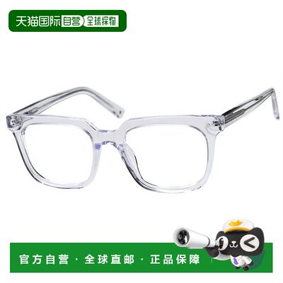 自营haggarMen's H290 Square Eyeglasses In Crystal- crystal