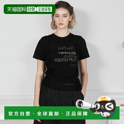 1h可退 日本直邮PRANK PROJECT 女士不对称切换设计短袖T恤 31251