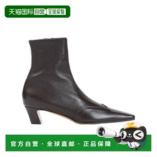 棕色 香港直邮KHAITE F1068836950 方头短筒靴 女士靴子