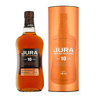 欧洲直邮Isle Of Jura朱拉威士忌0.7L12年44度洋酒英国原装进口