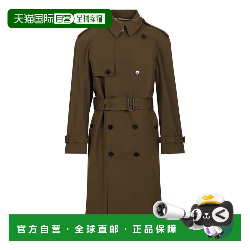 1h可退 香港直邮BURBERRY 男士大衣 8119090B9720 SS2026 军绿色