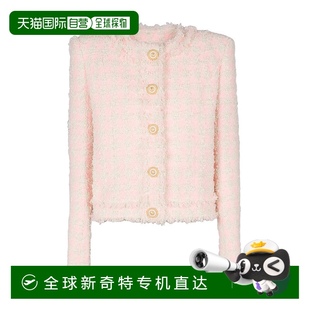 女士 1小时内可退 巴尔曼 香港直邮潮奢 五粒扣粗花呢夹 Balmain