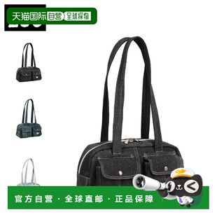 日本直邮Lee 女士轻便旅行迷你波士顿包AGYNESS 款黑/蓝320-5512