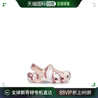 香港直邮潮奢 Crocs 卡骆驰 女童 扎染印花橡胶凉鞋童鞋