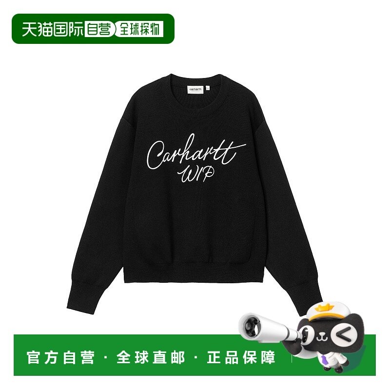 香港直邮CARHARTT WIP 女士针织毛衣 I034034K02XX AW2024 黑色