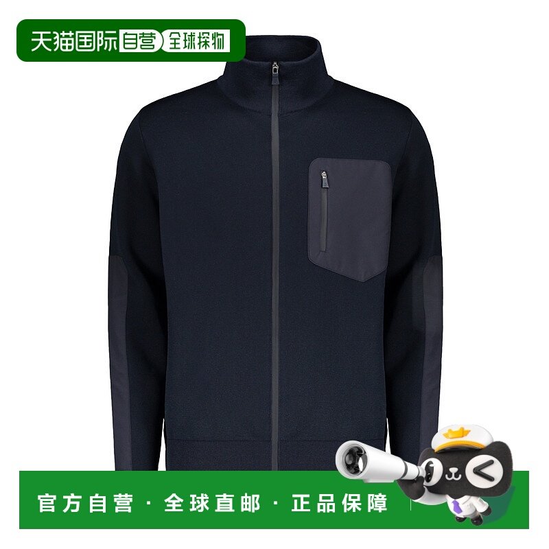 香港直邮HERNO 男士夹克 MC00005UL701589200 AW2023 黑色 立领拉