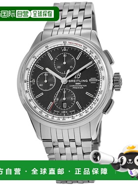 自营 breitling百年灵 Premier Chronograph 42 黑色表盘不锈钢男