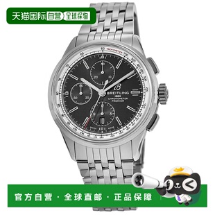 自营 breitling百年灵 Premier Chronograph 42 黑色表盘不锈钢男